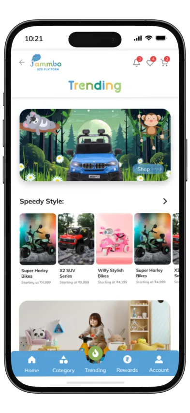 Trending — ride-ons & bikes